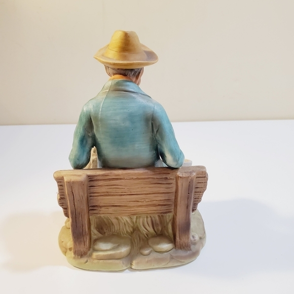 Hefton trade mark Vintage figure Old man and Dog - Picture 5 of 9